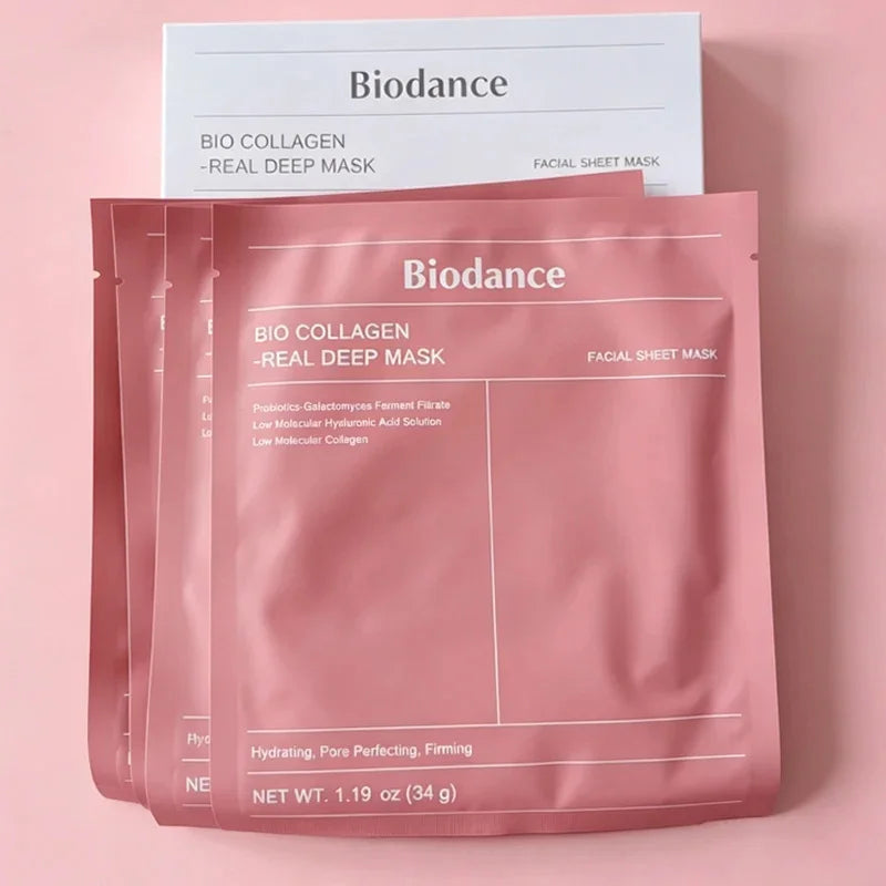 Collagen Face Mask Highly Effective Hydration and Moisturizing Improve Skin Elasticity Soothing and Brightening Korean