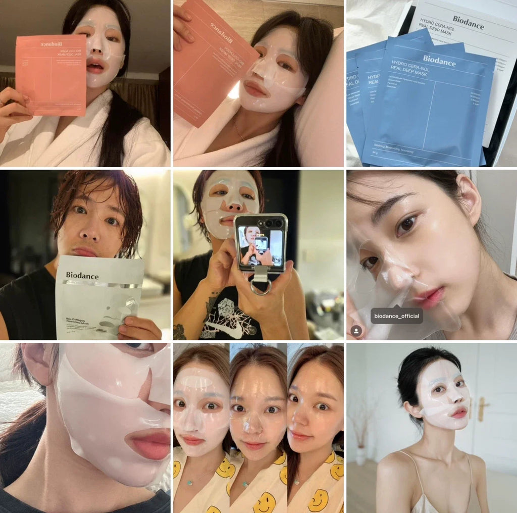 Collagen Face Mask Highly Effective Hydration and Moisturizing Improve Skin Elasticity Soothing and Brightening Korean